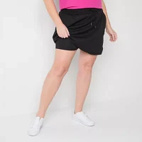 St. John's Bay Womens Mid Rise Skort-Plus