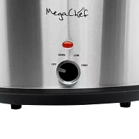 MegaChef 8-qt. Slow Cooker with Mini 0.6-qt. Warmer