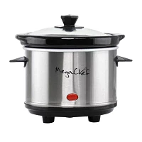 MegaChef 8-qt. Slow Cooker with Mini 0.6-qt. Warmer