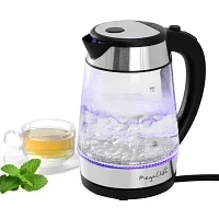 MegaChef. 7-Cup Stainless Steel Electric Kettle