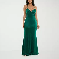 Trixxi Womens Sleeveless Embellished Bodycon Dress Juniors
