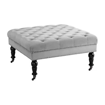 Isabelle Square Tufted Ottoman