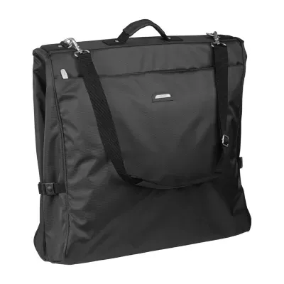 WallyBags 45" Premium Framed Garment Bag With Shoulder Strap And Multiple Pockets