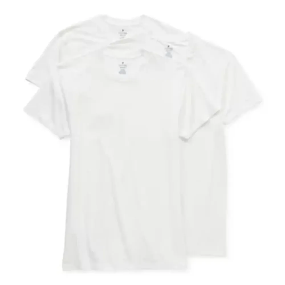 Stafford Super Soft Mens 3 Pack Short Sleeve Crew Neck T-Shirt