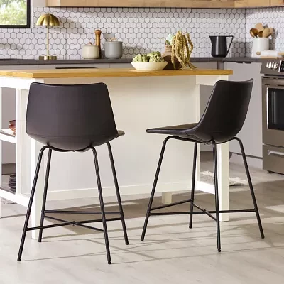 2-pc. Counter Height Upholstered Bar Stool