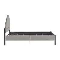 Modern Upholstered Curved Bed