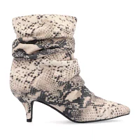 Journee Collection Womens Jo Kitten Heel Booties