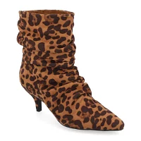 Journee Collection Womens Jo Kitten Heel Booties