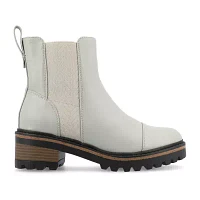 Journee Collection Womens Mirette Stacked Heel Booties
