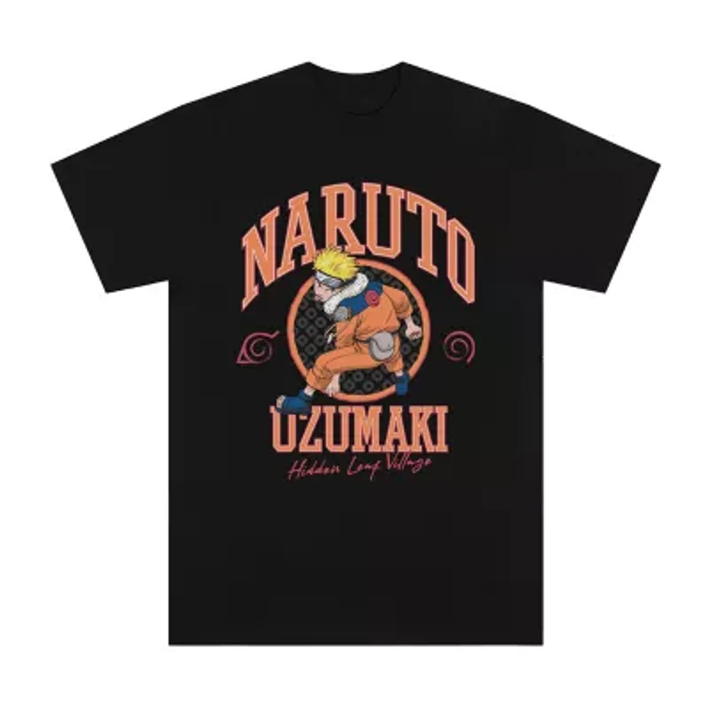 Little & Big Boys Crew Neck Short Sleeve Naruto Graphic T-Shirt