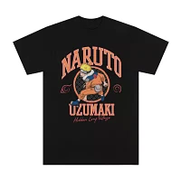 Little & Big Boys Crew Neck Short Sleeve Naruto Graphic T-Shirt