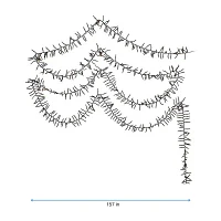 Kurt Adler 3000-Light 98-Foot Cluster Garland with Classic White LED Lights