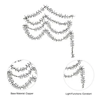 Kurt Adler 3000-Light 98-Foot Cluster Garland with Classic White LED Lights