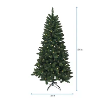 Kurt Adler 4 1/2 Foot Pre-Lit Pine Christmas Tree