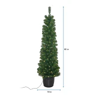 Kurt Adler 5 Foot Pre-Lit Christmas Tree