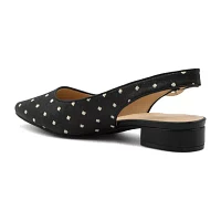 Adrienne Vittadini  Womens Papina Pointed Toe Block Heel Pumps
