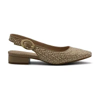 Adrienne Vittadini  Womens Papina Pointed Toe Block Heel Pumps