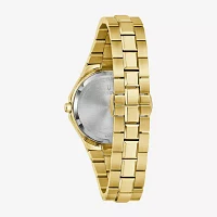 Bulova Classic Womens Gold Tone Stainless Steel Bracelet Watch 97m119