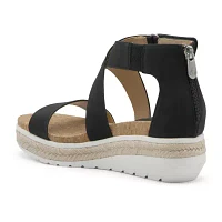 Adrienne Vittadini  Womens Cape Ann Wedge Sandals