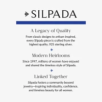 Silpada Womens Sterling Silver Cocktail Ring