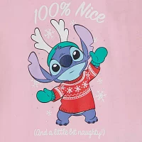 Disney Collection Baby Girls Long Sleeve Lilo & Stitch Bodysuit