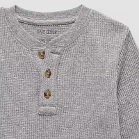 Okie Dokie Toddler & Little Boys Long Sleeve Henley Shirt