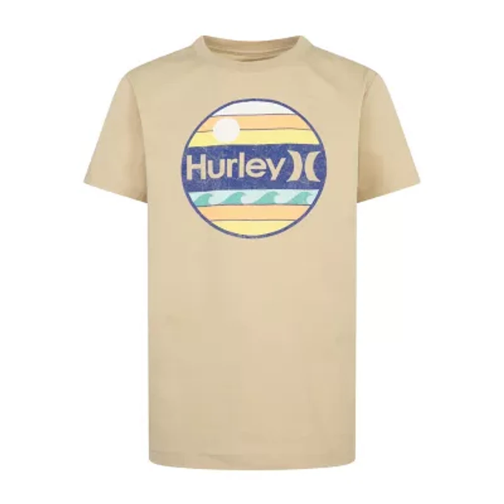 Hurley Big Boys Crew Neck Short Sleeve Graphic T-Shirt