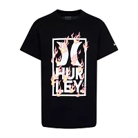 Hurley Big Boys Crew Neck Short Sleeve Graphic T-Shirt
