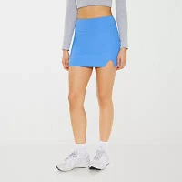 Forever 21 Built Shorts Womens Mid Rise Active A-Line Skirt-Juniors