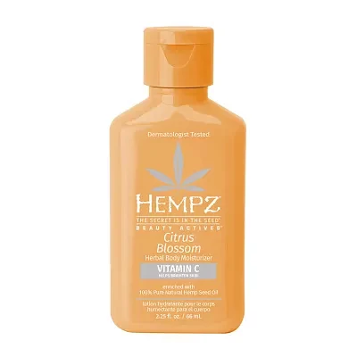 Hempz Mini Citrus Blossom Herbal Body Moisturizer With Brightening Vitamin C 2.25 Oz.