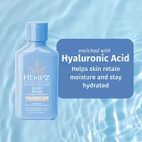Hempz Mini Ocean Breeze Herbal Body Moisturizer With Hyaluronic Acid 2.25 Oz.