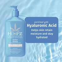 Hempz Ocean Breeze Herbal Body Moisturizer With Hyaluronic Acid 17 Oz.