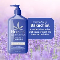 Hempz Lavender & Chamomile Herbal Body Moisturizer With Retinol Alternative 17 Oz.