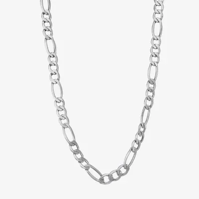 10K Gold 18-24 Inch Hollow Figaro Chain Necklace