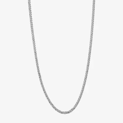 10K Gold 18-24 Inch Hollow Wheat Chain Necklace