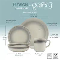 Gallery Hudson 16-pc. Stoneware Dinnerware Set