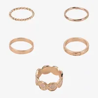 Arizona Gold Tone 5-pc. Flower Ring Sets