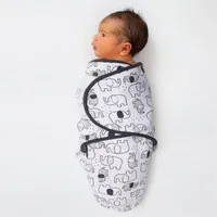 The Peanutshell Camo Elephant 3-pc. Swaddle Blanket