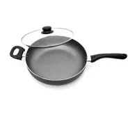 Starfrit 11" Deep Frying Pan with Lid and Helper Handle