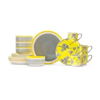 Baum Couleur 16-pc. Ceramic Dinnerware Set