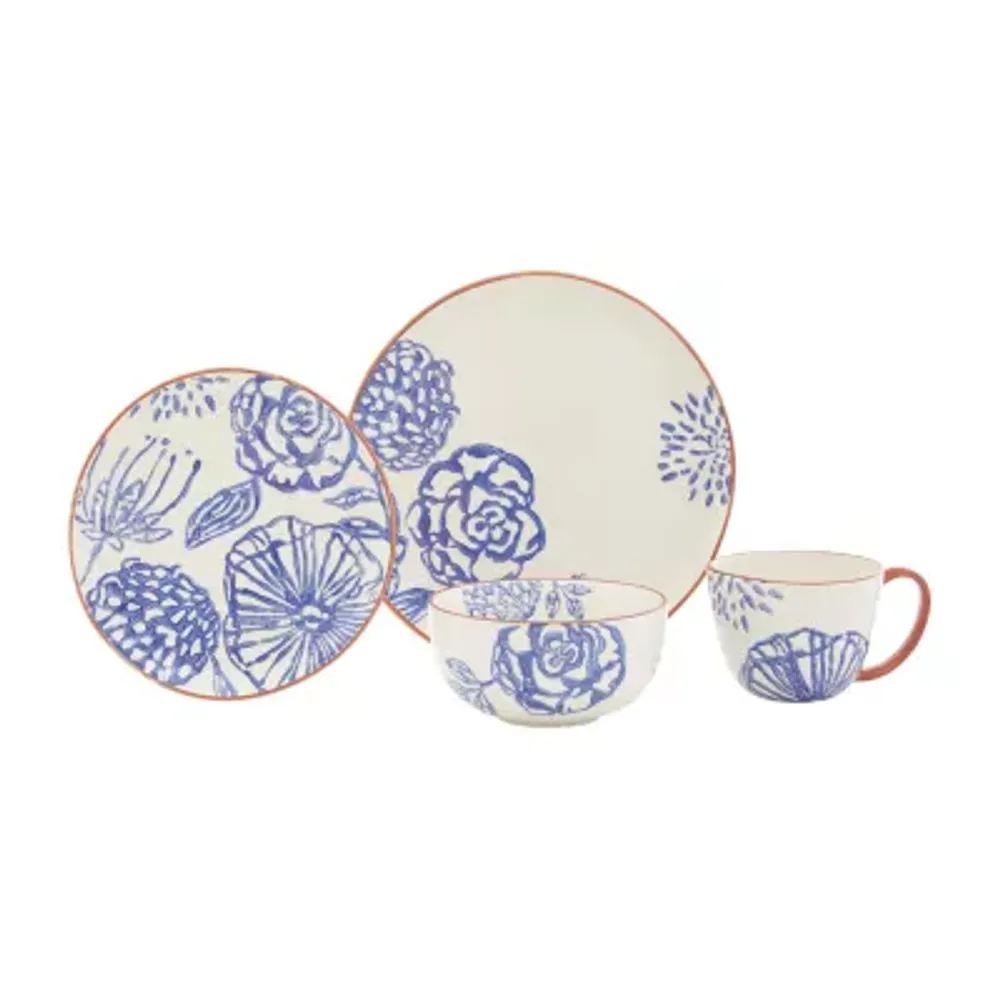 Baum Begonia 16-pc. Ceramic Dinnerware Set