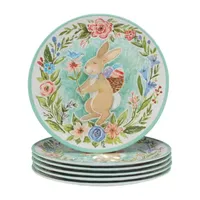 Certified International Joy Of Easter 6-pc. Melamine Dinner Plate