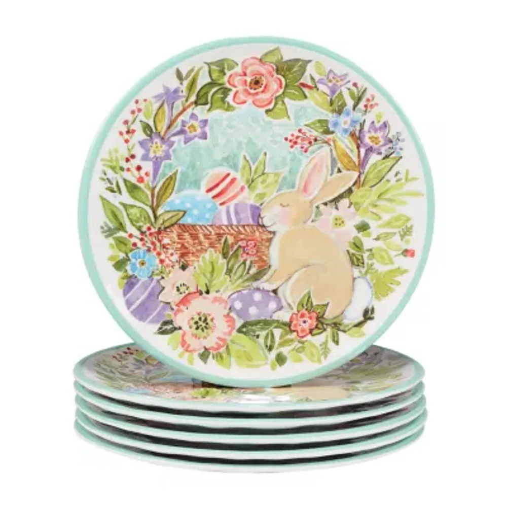 Certified International Joy Of Easter 6-pc. Melamine Salad Plate