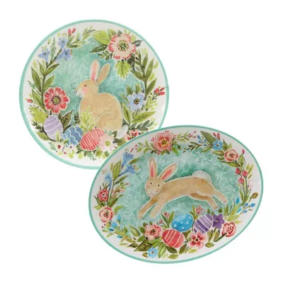 Certified International Joy Of Easter Serving Platter