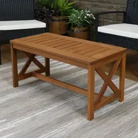 Sunnydaze Patio Coffee Table