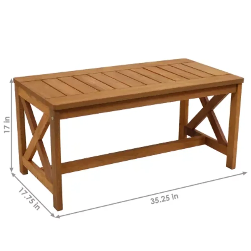 Sunnydaze Patio Coffee Table