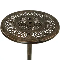 Round Bar Height Iron Table