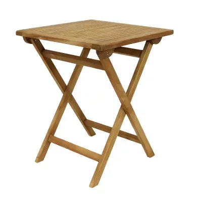 Small Wooden Folding Patio Dining Table