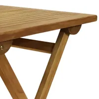 Small Wooden Folding Patio Dining Table