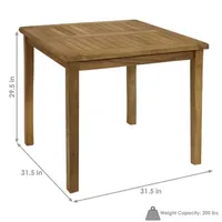 Square Patio Dining Table